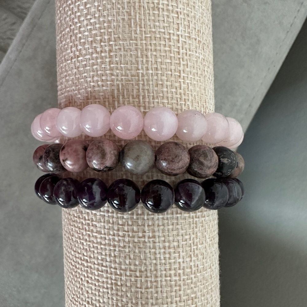 3 beaded stretch bracelet set by Jay King - Picture 4 of 11